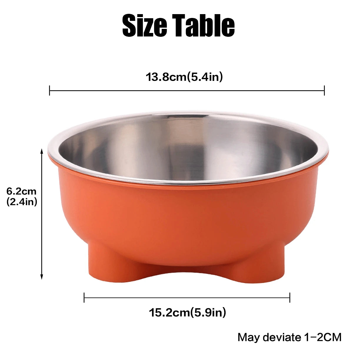 Zenalen A Stainless Steel Pet Dog Bowl 