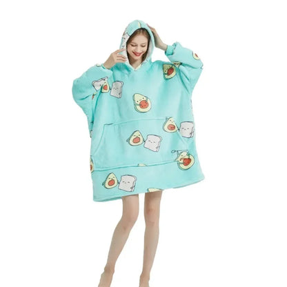 Zenalen Winter  Blanket Hoodies 