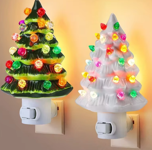 Zenalen Ceramic Lighted Christmas Tree